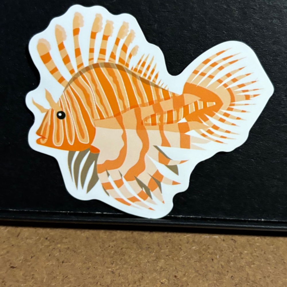 LION FISH STICKER